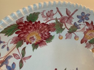 Large Vintage Spode Platter Spodes Aster