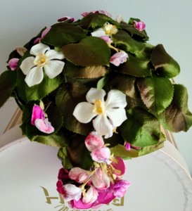 Vintage Faux Floral Hat