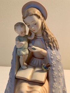 Porcelain Mother and Child Figurine and More
