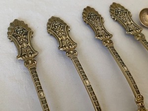 Antique Spoons including Sterling Salt Spoons