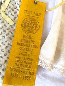 Too Cute for Words McCalls Students Dress Making Contest- Third Prize Doll Outfit