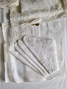 Vintage Embroidered Hankies