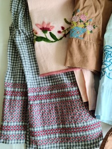 Embroidered Vintage Aprons
