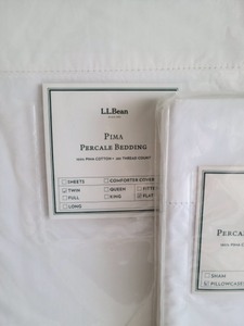 Two Sets Of L.L. Bean Twin Sheets