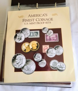 1980-1988 U.S. Mint Proofs and Stamp Set