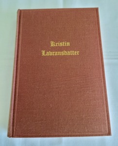 Kristin Lavransdatter Vintage Book Set by Sigrid Undset