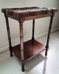Petite Wood Side Table
