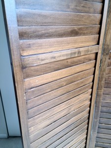 Wooden Slat Privacy Screen