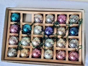 Vintage Glass Ball Ornaments