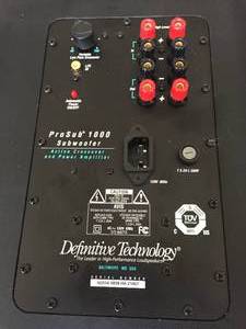 lot 15 image: Definitive Technology Pro Sub 1000 Sub Woofer