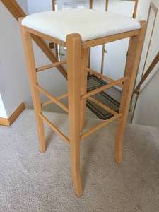 lot 37 image: Two Linon Home Padded Bar Stools