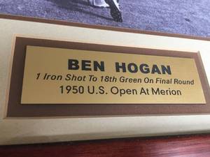 lot 51 image: Ben Hogan 1950 U.S. Open Framed Photograph