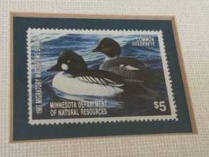 lot 79 image: Van Gilder 1987 Duck Stamp Framed Art