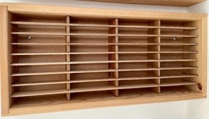 lot 110 image: Wooden Cassette Tape Display Cases