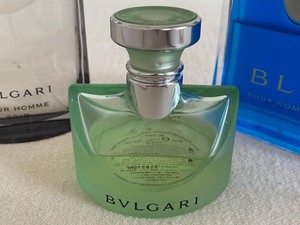lot 209 image: Mens BVLGARI Cologne- Three Bottles