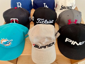 lot 285 image: Group of Nine Baseball Hats
