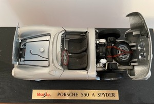 lot 278 image: Die Cast Collector Car- Maisto Porsche 550 A Spyder