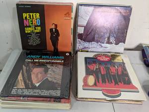 lot 205 image: Box of Vintage Albums Classics & Showtunes