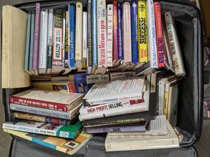 lot 206 image: Rolling Suitcase Filled with Books