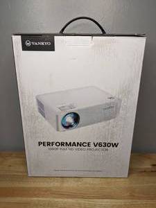 lot 1 image: Brand New VANKYO Performance V630W 1080P Projector Full HD 5G Wifi Projector with LCD Display