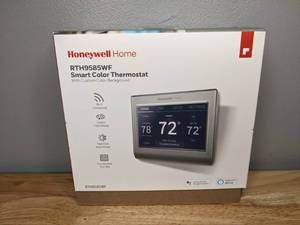 lot 9 image: Brand New Honeywell RTH9585WF Smart Thermostat Color Screen