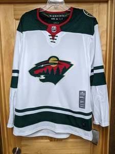 lot 19 image: Brand New Adidas Minnesota Wild NHL Hockey Jersey Mens Size XL 54