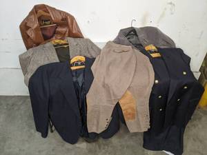 lot 114 image: Mens Suits, Jackets & Breeches (Some Vintage)