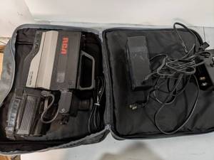 lot 23 image: RCA VHS Camcorder w Carrying Bag