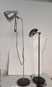 lot 73 image: Pair of Metal Floor Lamps