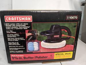 lot 251 image: Craftsman 2-Speed 9 58 In. BufferPolisher