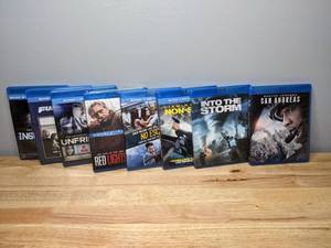 lot 15 image: 8 Blu Ray Movies San Andreas Furious 7 Insurgent