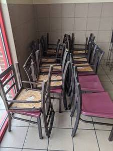 lot 319 image: Lot of 18 Restaurant Dining Chairs