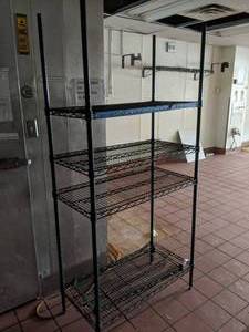 lot 322 image: Tall Metal Storage Rack