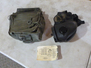 lot 12 image: Military Chemical  Biological Field Face Mask