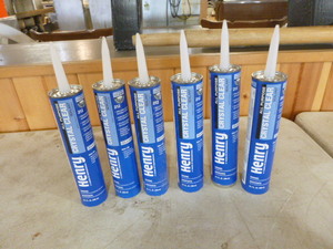 lot 48 image: 6 Tubes of Henry Crystal Clear Sealant