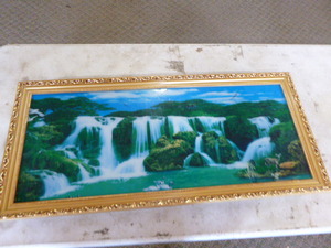lot 103 image: Waterfall Framed Picture