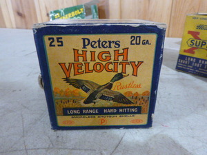 lot 117 image: Peters High Velocity 20 Gauge Shotgun Shells