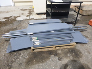 lot 133 image: Metal Shelving