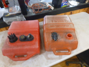 lot 135 image: 2 Boat Gas Tanks