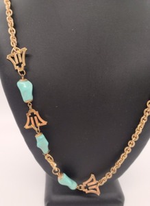 Vintage Miriam Haskell Gold Tone Necklace