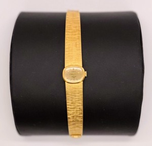 Vintage 18K Gubelin Diamond Time Ladies Wristwatch