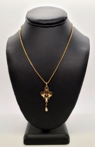 Victorian Gold Tone Necklace
