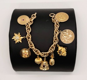 Amazing Vintage 14K Charm Bracelet