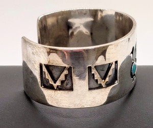 Native American Sterling Cuff Bracelet
