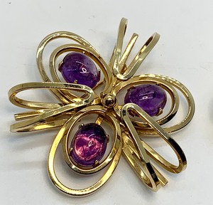 Three Vintage Brooches by Winard and One Brooch by Wells