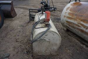 lot 12 image: 300 Gallon Fuel Storage Tank With Mico Series 3012 Transfer Pump