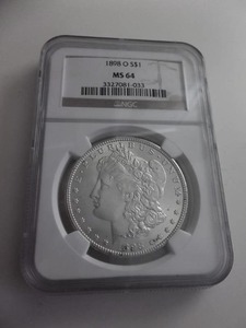 1898 O Morgan Silver Dollar