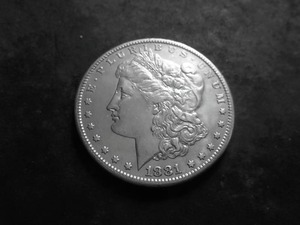 1881 S Morgan Silver Dollar