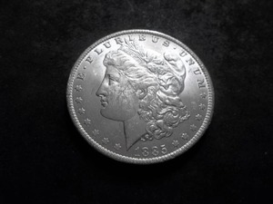 1885 O Morgan Silver Dollar