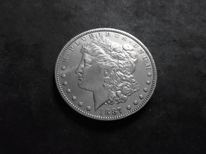 1887 O Morgan Silver Dollar